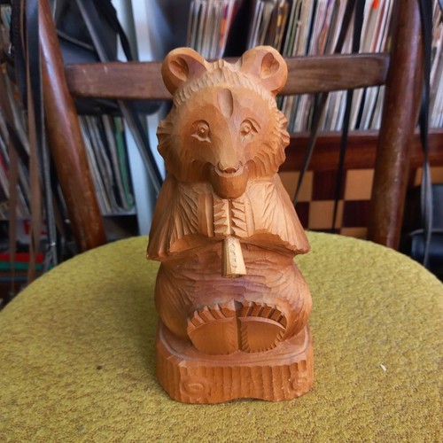 Scultura vintage legno di - vintage,