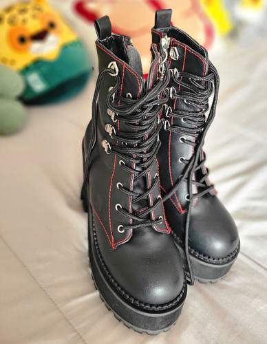 Stivaletti vegan pelle nera - in,