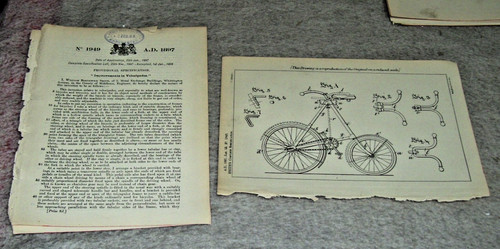 Improvements velocipedes - in,