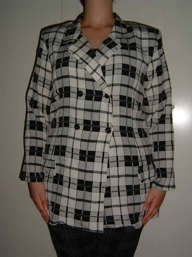 Giacca donna scozzese - giacca,