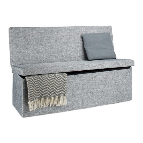 Panca con schienale - , pouf