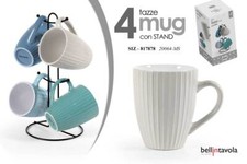 SET 4 TAZZE MUG + STAND