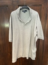 POLO by RALPH LAUREN POLO UOMO COTONE TG. XL Big Tall Colore Grigio