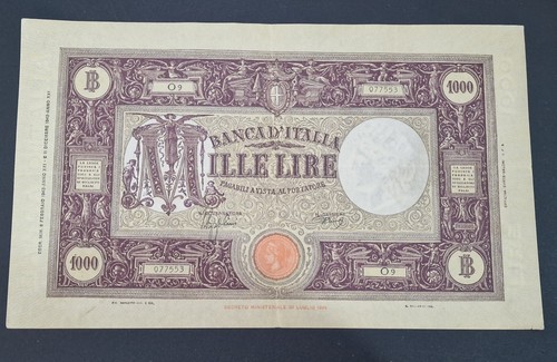 Mille 1000 lire - lire, barbetti