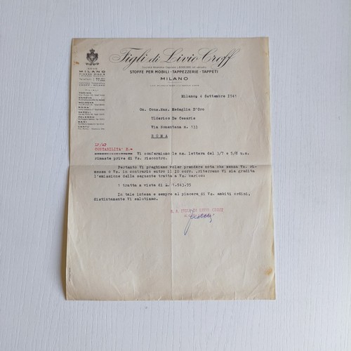 1941 digli livio croff - 1941, di