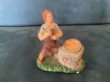 PRESEPE STATUINA IN PASTA ANNI '30 NARDI  UOMO CUCINA IMPASTO SU FORNO A LEGNA