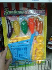 carrello supermercato con frutta cibo gioco di qualità giocattolo toy a20 natale