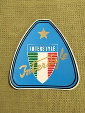 Adesivo Sticker Pubblicitario  Interstyle Articoli Sportivi Vintage