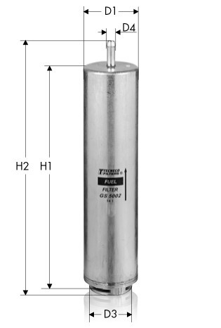 Filtro gasolio tecneco per - filtro,