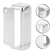 Piastra Rinforzo Porta Acciaio Inox Antifurto Parte Rinforzo Porta