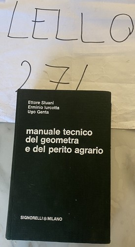 Manuale tecnico del geometra - tecnico,