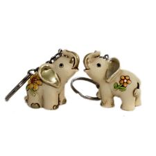 27764 Bomboniere Portachiavi Ciondolo in Resina con Elefante Elefantino Portafor