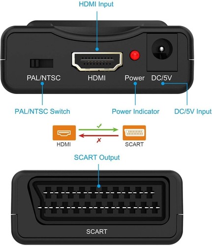 Convertitore hdmi scart - convertitore, da