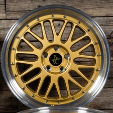 Cerchi In Lega 19 Pollici KT22 Per Skoda Karoq Yeti 5x112 Con ABE ET45 Oro