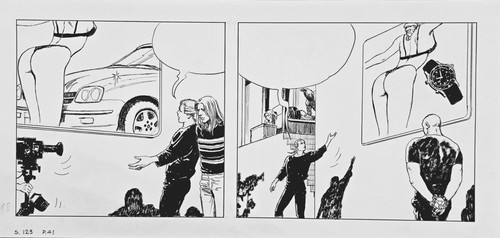 Milo manara striscia originale - manara,