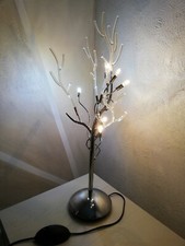 Lampada Tavolo Abajour Moderna Vetro soffiato acciaio Rami