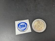 LANCIA Ø 20MM LOGO ADESIVO 3D SIGLA EMBLEMA FREGIO STEMMA SCRITTA BADGE TARGA
