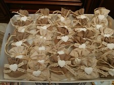   28 BOMBONIERE CON CEST COMUNIONE CRESIMA SACCHETTO COMPLETO CONFETTI+ BIGLIETI