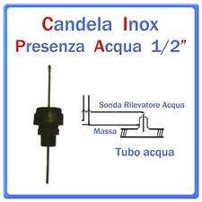 Sonda Inox Regolabile 1/2” – Per Tubazioni Metalliche – Presenza Acqua