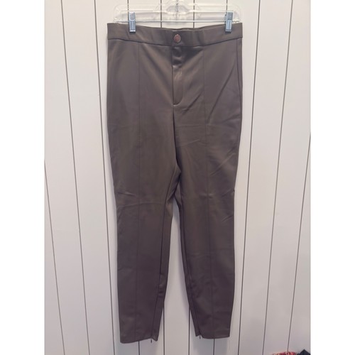 Pantalone zara ecopelle donna - pantalone,