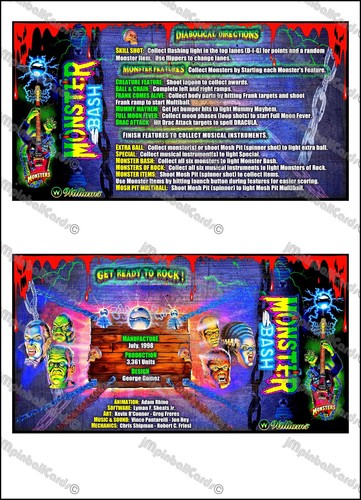 Williams monster bash - williams, 1998