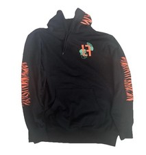 Felpa nera con cappuccio SLAM