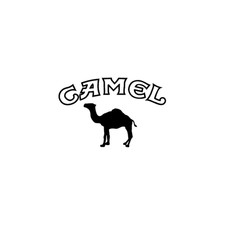 Camel - Adesivo PreSpaziato - Black - 10cm