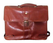 Borsa Laptop PIQUADRO Nicolai, 24 ore, valigietta, in pelle con dustbag,vintage