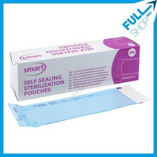 200 Buste autosigillanti per sterilizzazione in autoclave 90x255 mm