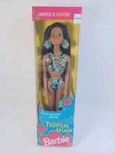 Bambola Barbie Christie Vintage 1994 Mattel Tropical Splash Profumata 12451 NRFB