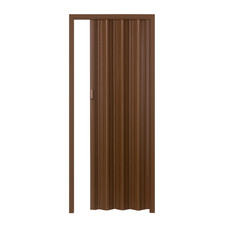 Porta a Soffietto in PVC 215x84x3 cm Chiusura Magnetica ROVERE VENATO 2711F