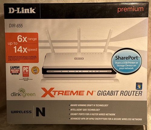 Link dir 655 xtreme router - d-link,