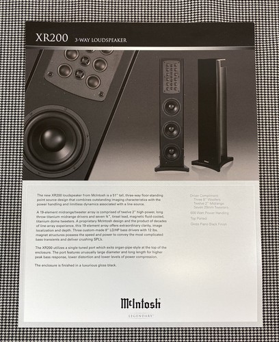 Mcintosh xr200 altoparlante - xr200, 3