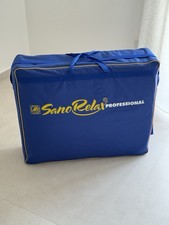 Materassino Massaggiante Con Calore E Vibrante bianco In Pelle 8 Programmi Timer