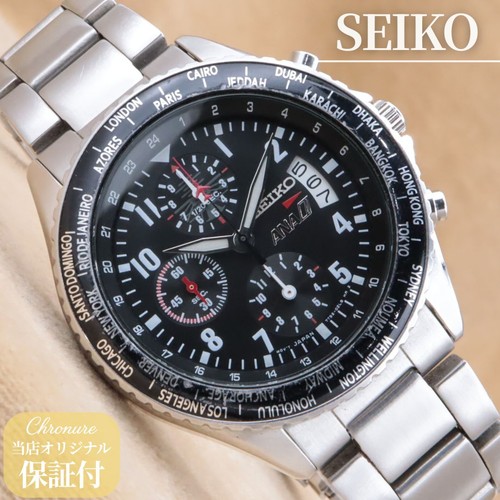 Seiko ana 7t92 - ana, black
