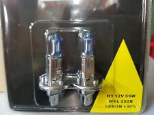 Coppia lampade lampadine H1 12V 55W +30% effetto xenon luce bianca