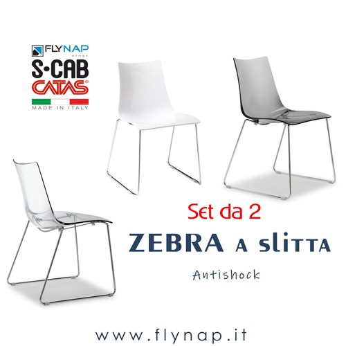 Sedia policarbonato scab - sedia,
