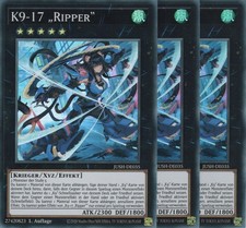 yugioh 3x K9-17 "Ripper"