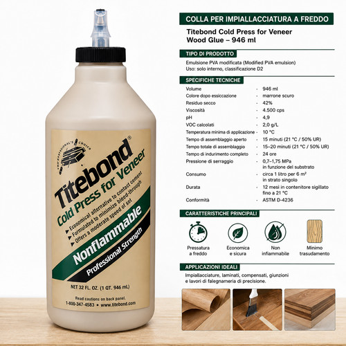 Titebond cold press for - cold,