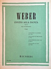 WEBER . Invito Alla Danza 