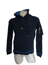 Felpa con cappuccio Adidas Originals Pullover Sweater Hoodies Cotone Blu M
