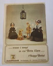 Inserto Topolino pubblicità settembre 1978 Nonna Betta Zanini & Zambelli