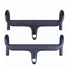 Manubrio bici da strada integrato in fibra di carbonio completo drop bar bici con stelo 