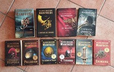 Lotto 10 libri storici VALERIO MASSIMO MANFREDI