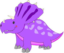 Adesivo vinile asilo dinosauro