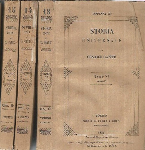 Storia universale anno 1845 - -,