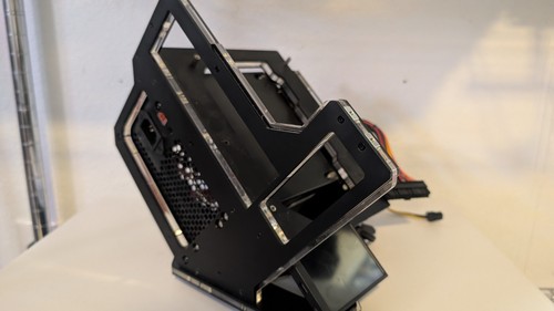 Parti itx open frame geeek - itx,