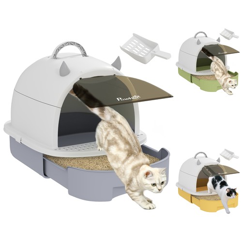 Pawhut lettiera per gatti - pawhut,