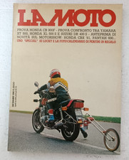 LA MOTO 12 1980 rivista - Honda CB 900F - Yamaha XT 500 - Honda XL 500 S