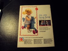 Advertising Italian Pubblicità Werbung: SPINGI SPINGI MATTEL **1970**